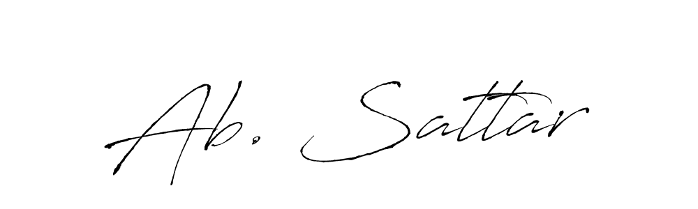 Use a signature maker to create a handwritten signature online. With this signature software, you can design (Antro_Vectra) your own signature for name Ab. Sattar. Ab. Sattar signature style 6 images and pictures png