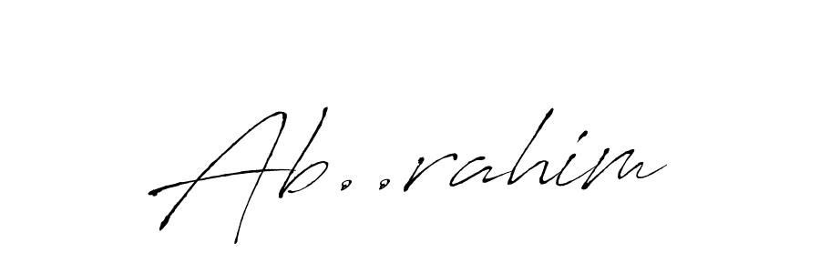 Antro_Vectra is a professional signature style that is perfect for those who want to add a touch of class to their signature. It is also a great choice for those who want to make their signature more unique. Get Ab..rahim name to fancy signature for free. Ab..rahim signature style 6 images and pictures png