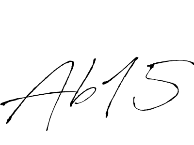 Make a beautiful signature design for name Ab15. Use this online signature maker to create a handwritten signature for free. Ab15 signature style 6 images and pictures png