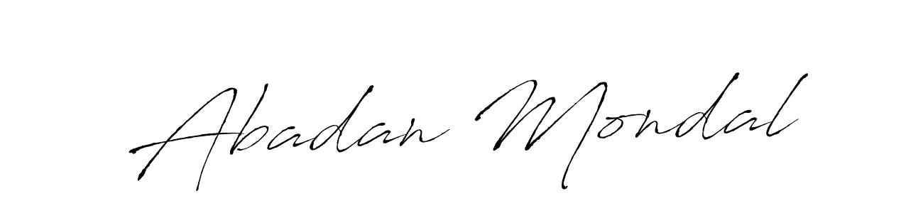 This is the best signature style for the Abadan Mondal name. Also you like these signature font (Antro_Vectra). Mix name signature. Abadan Mondal signature style 6 images and pictures png
