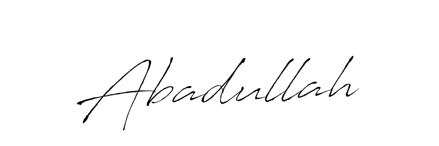 Make a beautiful signature design for name Abadullah. Use this online signature maker to create a handwritten signature for free. Abadullah signature style 6 images and pictures png