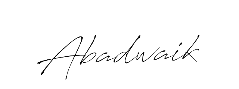 Abadwaik stylish signature style. Best Handwritten Sign (Antro_Vectra) for my name. Handwritten Signature Collection Ideas for my name Abadwaik. Abadwaik signature style 6 images and pictures png