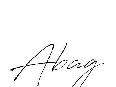 How to Draw Abag signature style? Antro_Vectra is a latest design signature styles for name Abag. Abag signature style 6 images and pictures png