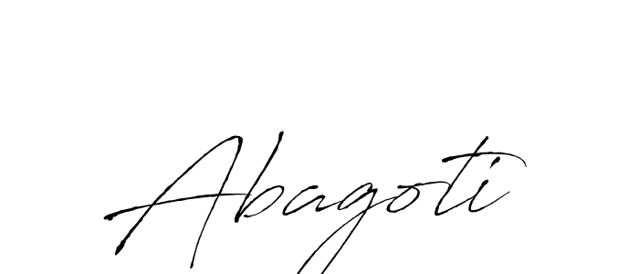 Make a beautiful signature design for name Abagoti. With this signature (Antro_Vectra) style, you can create a handwritten signature for free. Abagoti signature style 6 images and pictures png
