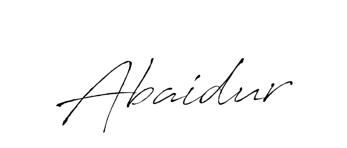 Make a beautiful signature design for name Abaidur. With this signature (Antro_Vectra) style, you can create a handwritten signature for free. Abaidur signature style 6 images and pictures png