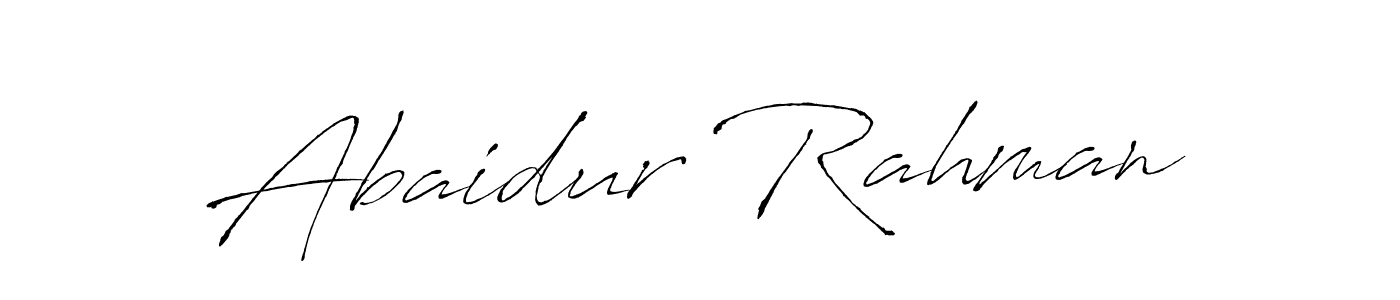 How to make Abaidur Rahman signature? Antro_Vectra is a professional autograph style. Create handwritten signature for Abaidur Rahman name. Abaidur Rahman signature style 6 images and pictures png
