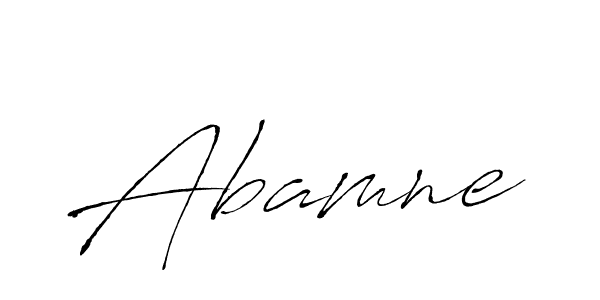 Abamne stylish signature style. Best Handwritten Sign (Antro_Vectra) for my name. Handwritten Signature Collection Ideas for my name Abamne. Abamne signature style 6 images and pictures png