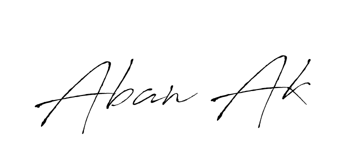 Make a beautiful signature design for name Aban Ak. Use this online signature maker to create a handwritten signature for free. Aban Ak signature style 6 images and pictures png