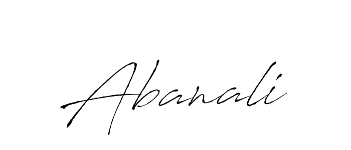 Abanali stylish signature style. Best Handwritten Sign (Antro_Vectra) for my name. Handwritten Signature Collection Ideas for my name Abanali. Abanali signature style 6 images and pictures png