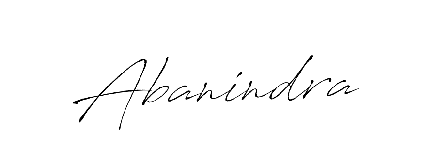 How to make Abanindra name signature. Use Antro_Vectra style for creating short signs online. This is the latest handwritten sign. Abanindra signature style 6 images and pictures png