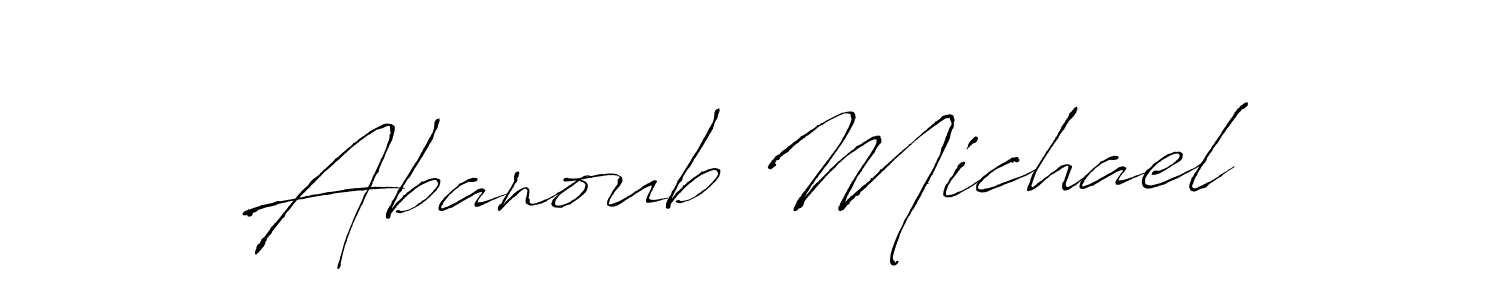 Similarly Antro_Vectra is the best handwritten signature design. Signature creator online .You can use it as an online autograph creator for name Abanoub Michael. Abanoub Michael signature style 6 images and pictures png