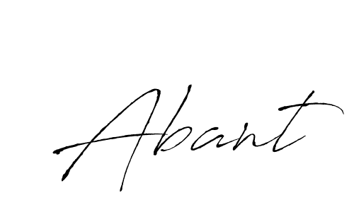 Use a signature maker to create a handwritten signature online. With this signature software, you can design (Antro_Vectra) your own signature for name Abant. Abant signature style 6 images and pictures png