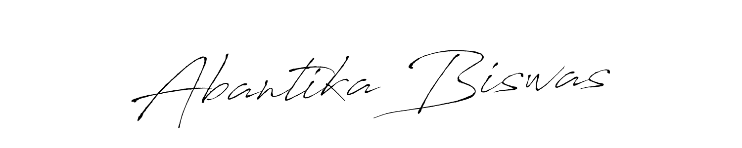 You should practise on your own different ways (Antro_Vectra) to write your name (Abantika Biswas) in signature. don't let someone else do it for you. Abantika Biswas signature style 6 images and pictures png