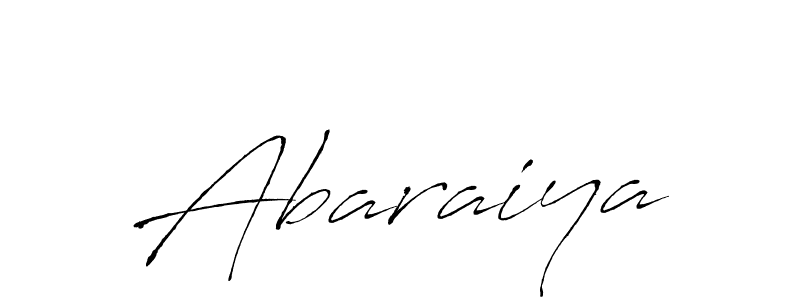 How to make Abaraiya name signature. Use Antro_Vectra style for creating short signs online. This is the latest handwritten sign. Abaraiya signature style 6 images and pictures png