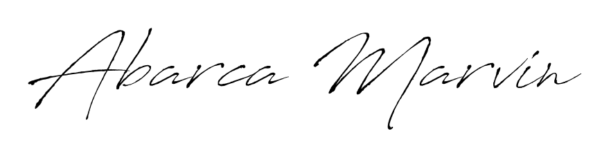 Create a personalized artistic stamp with Abarca Marvin in Antro_Vectra font. Perfect for visual artists, designers, and influencers. Abarca Marvin signature style 6 images and pictures png