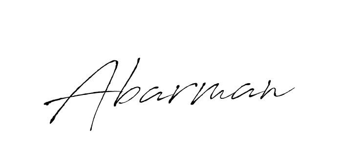 Design your own signature with our free online signature maker. With this signature software, you can create a handwritten (Antro_Vectra) signature for name Abarman. Abarman signature style 6 images and pictures png
