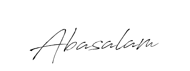 Create a beautiful signature design for name Abasalam. With this signature (Antro_Vectra) fonts, you can make a handwritten signature for free. Abasalam signature style 6 images and pictures png