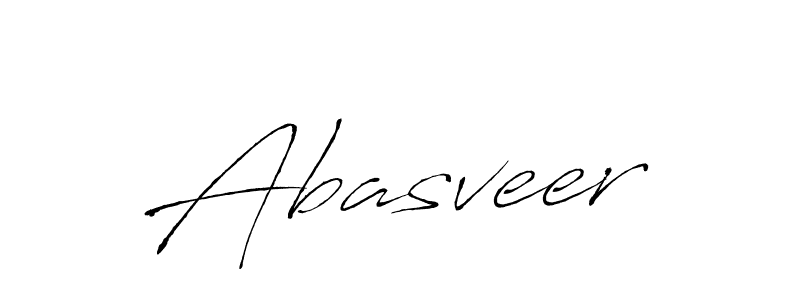 Design your own signature with our free online signature maker. With this signature software, you can create a handwritten (Antro_Vectra) signature for name Abasveer. Abasveer signature style 6 images and pictures png