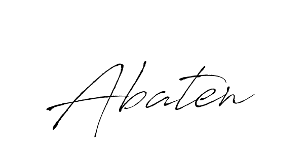 You should practise on your own different ways (Antro_Vectra) to write your name (Abaten) in signature. don't let someone else do it for you. Abaten signature style 6 images and pictures png