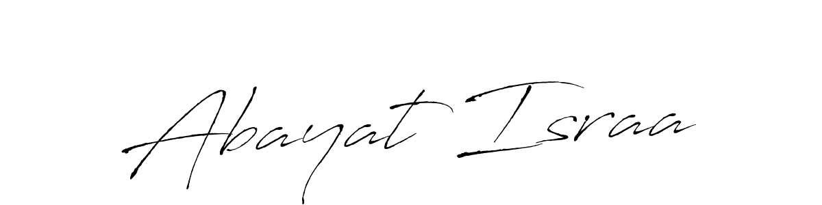 Create a beautiful signature design for name Abayat Israa. With this signature (Antro_Vectra) fonts, you can make a handwritten signature for free. Abayat Israa signature style 6 images and pictures png
