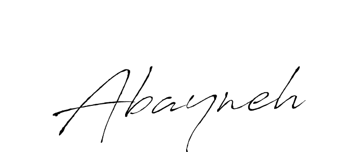 Create a beautiful signature design for name Abayneh. With this signature (Antro_Vectra) fonts, you can make a handwritten signature for free. Abayneh signature style 6 images and pictures png