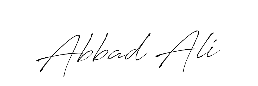 Design your own signature with our free online signature maker. With this signature software, you can create a handwritten (Antro_Vectra) signature for name Abbad Ali. Abbad Ali signature style 6 images and pictures png