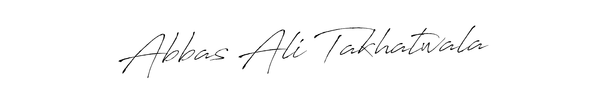 Design your own signature with our free online signature maker. With this signature software, you can create a handwritten (Antro_Vectra) signature for name Abbas Ali Takhatwala. Abbas Ali Takhatwala signature style 6 images and pictures png