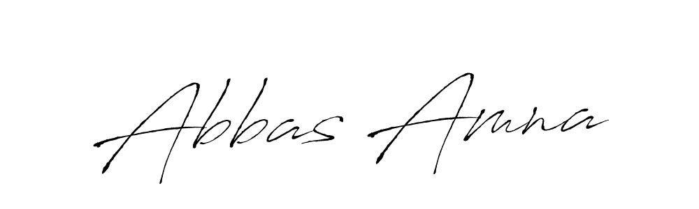 How to make Abbas Amna signature? Antro_Vectra is a professional autograph style. Create handwritten signature for Abbas Amna name. Abbas Amna signature style 6 images and pictures png