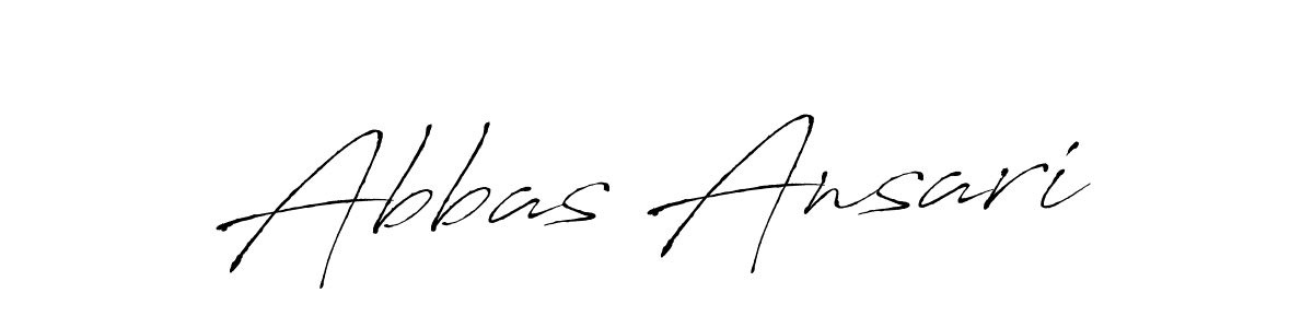 Antro_Vectra is a professional signature style that is perfect for those who want to add a touch of class to their signature. It is also a great choice for those who want to make their signature more unique. Get Abbas Ansari name to fancy signature for free. Abbas Ansari signature style 6 images and pictures png