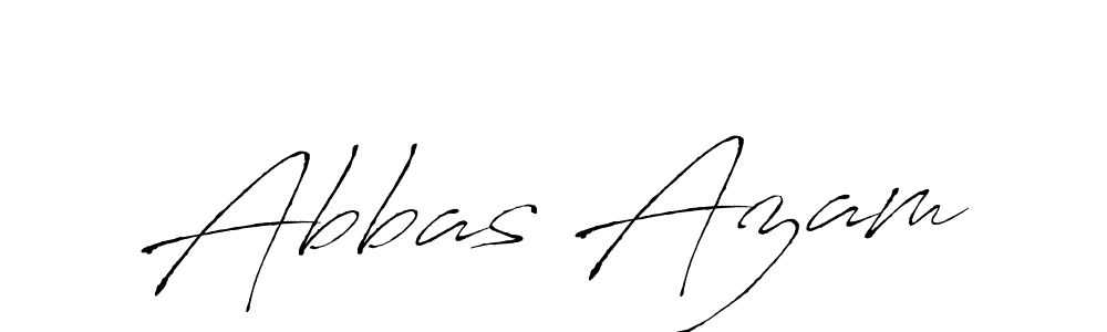 Make a beautiful signature design for name Abbas Azam. Use this online signature maker to create a handwritten signature for free. Abbas Azam signature style 6 images and pictures png