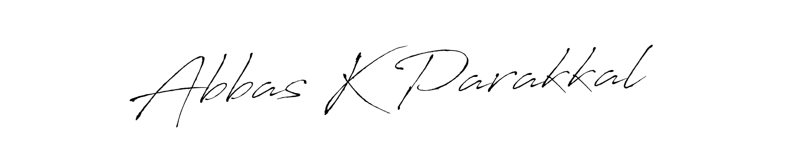 How to make Abbas K Parakkal signature? Antro_Vectra is a professional autograph style. Create handwritten signature for Abbas K Parakkal name. Abbas K Parakkal signature style 6 images and pictures png