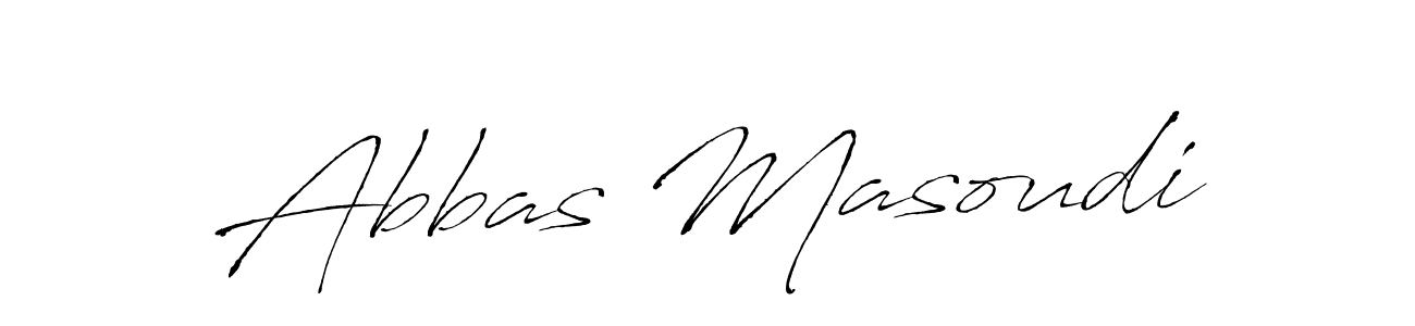 Abbas Masoudi stylish signature style. Best Handwritten Sign (Antro_Vectra) for my name. Handwritten Signature Collection Ideas for my name Abbas Masoudi. Abbas Masoudi signature style 6 images and pictures png