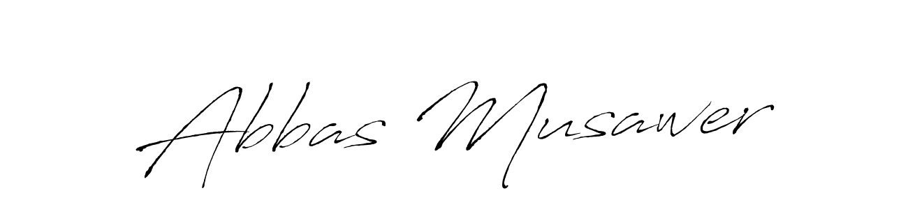 Create a beautiful signature design for name Abbas Musawer. With this signature (Antro_Vectra) fonts, you can make a handwritten signature for free. Abbas Musawer signature style 6 images and pictures png
