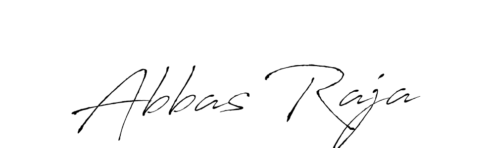 Create a beautiful signature design for name Abbas Raja. With this signature (Antro_Vectra) fonts, you can make a handwritten signature for free. Abbas Raja signature style 6 images and pictures png