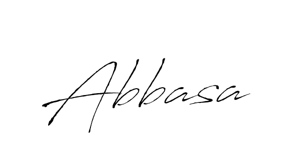 Use a signature maker to create a handwritten signature online. With this signature software, you can design (Antro_Vectra) your own signature for name Abbasa. Abbasa signature style 6 images and pictures png