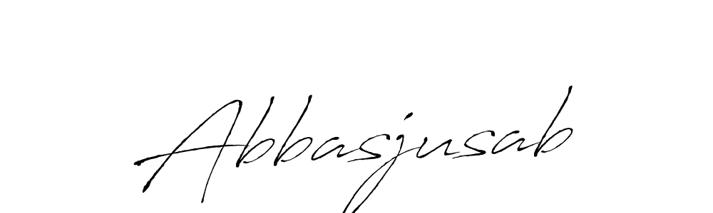 Create a beautiful signature design for name Abbasjusab. With this signature (Antro_Vectra) fonts, you can make a handwritten signature for free. Abbasjusab signature style 6 images and pictures png