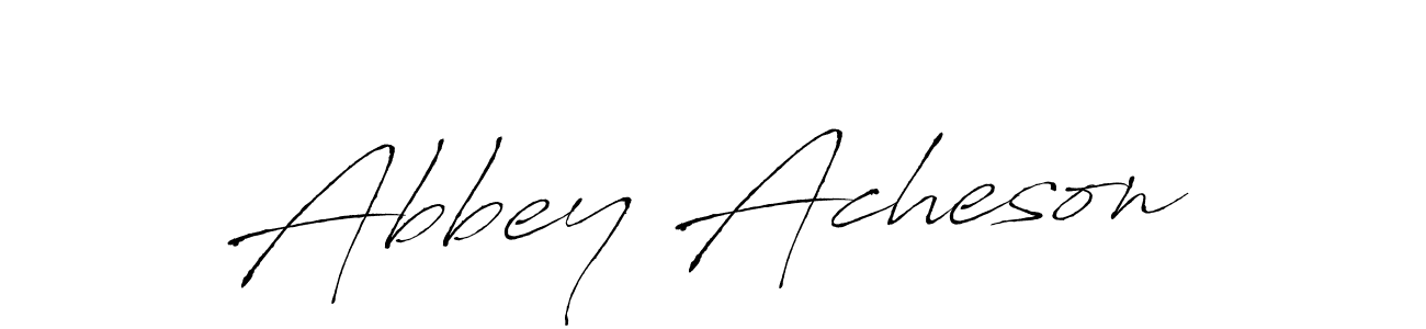 Also we have Abbey Acheson name is the best signature style. Create professional handwritten signature collection using Antro_Vectra autograph style. Abbey Acheson signature style 6 images and pictures png