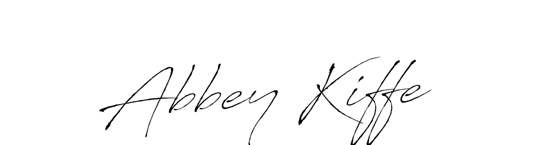How to make Abbey Kiffe name signature. Use Antro_Vectra style for creating short signs online. This is the latest handwritten sign. Abbey Kiffe signature style 6 images and pictures png