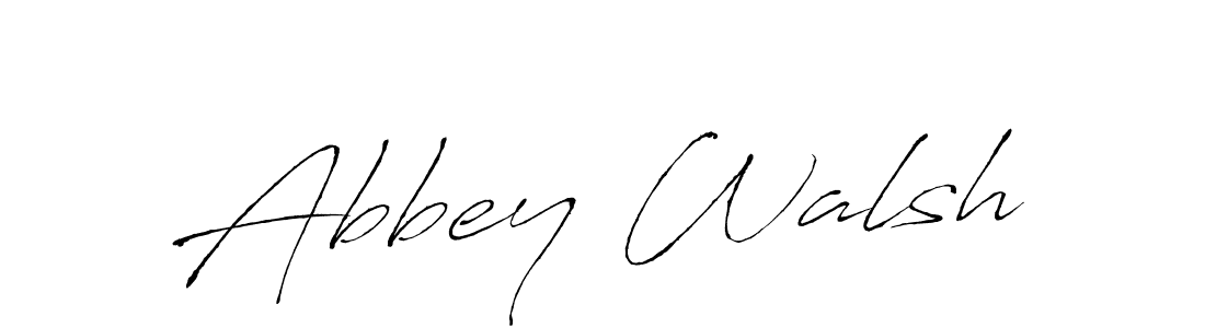 Abbey Walsh stylish signature style. Best Handwritten Sign (Antro_Vectra) for my name. Handwritten Signature Collection Ideas for my name Abbey Walsh. Abbey Walsh signature style 6 images and pictures png