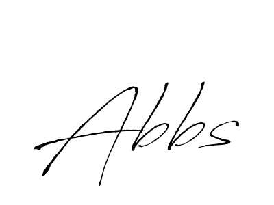 Use a signature maker to create a handwritten signature online. With this signature software, you can design (Antro_Vectra) your own signature for name Abbs. Abbs signature style 6 images and pictures png