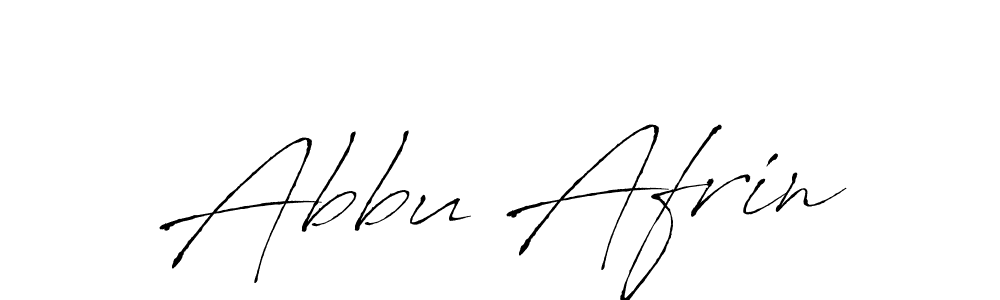 Design your own signature with our free online signature maker. With this signature software, you can create a handwritten (Antro_Vectra) signature for name Abbu Afrin. Abbu Afrin signature style 6 images and pictures png