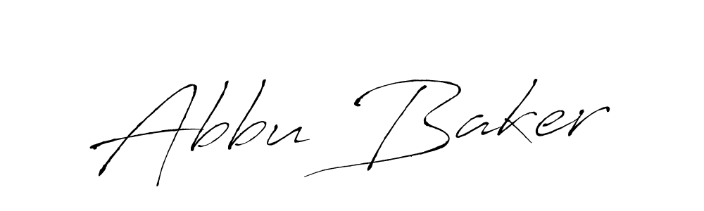 How to make Abbu Baker name signature. Use Antro_Vectra style for creating short signs online. This is the latest handwritten sign. Abbu Baker signature style 6 images and pictures png