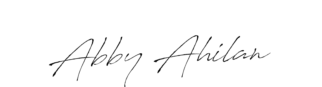 You can use this online signature creator to create a handwritten signature for the name Abby Ahilan. This is the best online autograph maker. Abby Ahilan signature style 6 images and pictures png