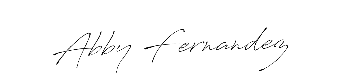 Make a beautiful signature design for name Abby Fernandez. With this signature (Antro_Vectra) style, you can create a handwritten signature for free. Abby Fernandez signature style 6 images and pictures png