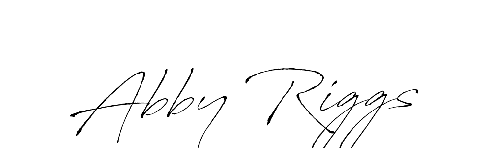 Make a beautiful signature design for name Abby Riggs. With this signature (Antro_Vectra) style, you can create a handwritten signature for free. Abby Riggs signature style 6 images and pictures png