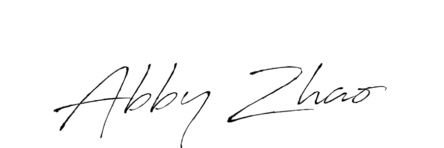 Also You can easily find your signature by using the search form. We will create Abby Zhao name handwritten signature images for you free of cost using Antro_Vectra sign style. Abby Zhao signature style 6 images and pictures png