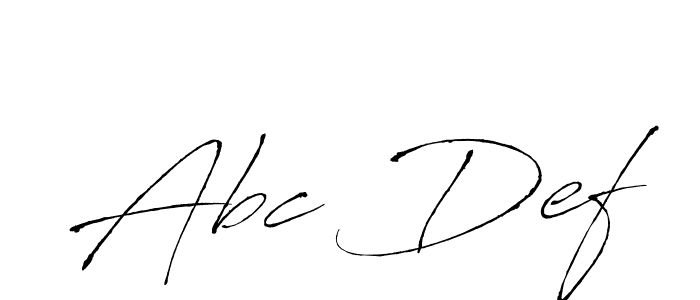 You should practise on your own different ways (Antro_Vectra) to write your name (Abc Def) in signature. don't let someone else do it for you. Abc Def signature style 6 images and pictures png