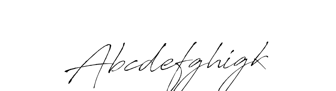 Create a beautiful signature design for name Abcdefghigk. With this signature (Antro_Vectra) fonts, you can make a handwritten signature for free. Abcdefghigk signature style 6 images and pictures png