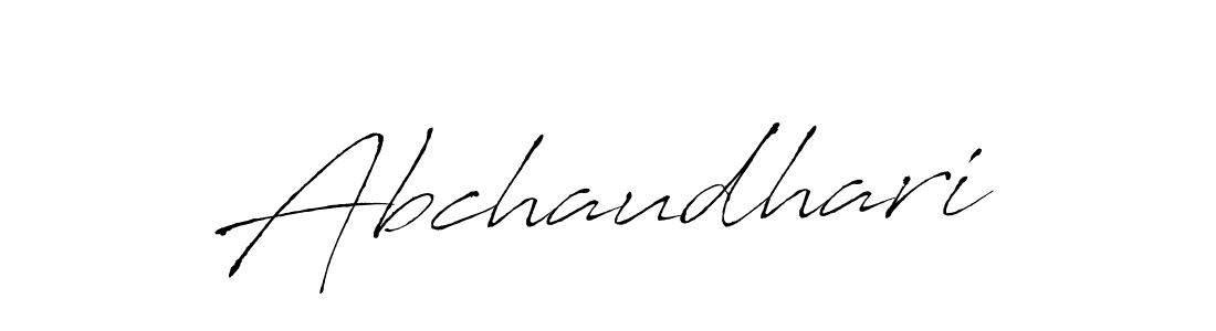 Use a signature maker to create a handwritten signature online. With this signature software, you can design (Antro_Vectra) your own signature for name Abchaudhari. Abchaudhari signature style 6 images and pictures png