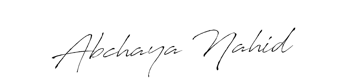 if you are searching for the best signature style for your name Abchaya Nahid. so please give up your signature search. here we have designed multiple signature styles  using Antro_Vectra. Abchaya Nahid signature style 6 images and pictures png